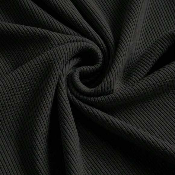 Black Backless Halter Bodycon Midi Dress - Picture 3 of 12